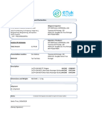 Packing List Tailandia - Air Shipment - or 2024-0034 1