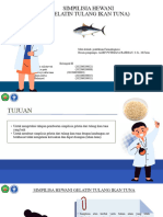 Seminar Praktikum Farmakognosi Ikan Tuna (Gelatin)