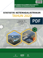 Statistik Ketenagalistrikan 2022