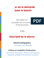 Analyser La Demande Et Analyser Les Besoins