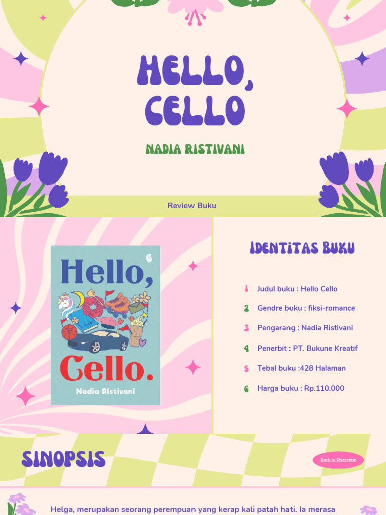 Resensi Novel Hello Cello oleh Nadia Ristivani | PDF