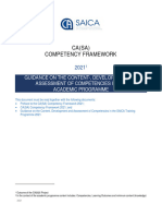 DOCUMENT 3 CASA Competency Framework 2021 Guidance To The Academic Programme