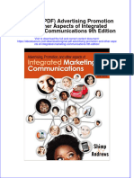 (Original PDF) Advertising Promotion and Other Aspects of Integrated Marketing Communications 9th Edition