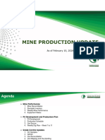 Siana Mine Production Update