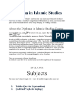 Diploma in Islamic Studies
