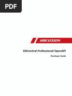 HikCentral Professional OpenAPI - Developer Guide - V2.4