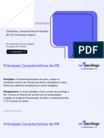 Conceitos, Características Principais de P.B. Processo e Apoio