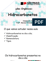 Funções Orgânicas Hidrocarbonetos