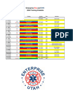 2024 Training Calendar Master