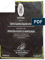 Castro Guardia - Certificado