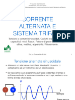 Corrente Alternata Trifase e Rifasamento