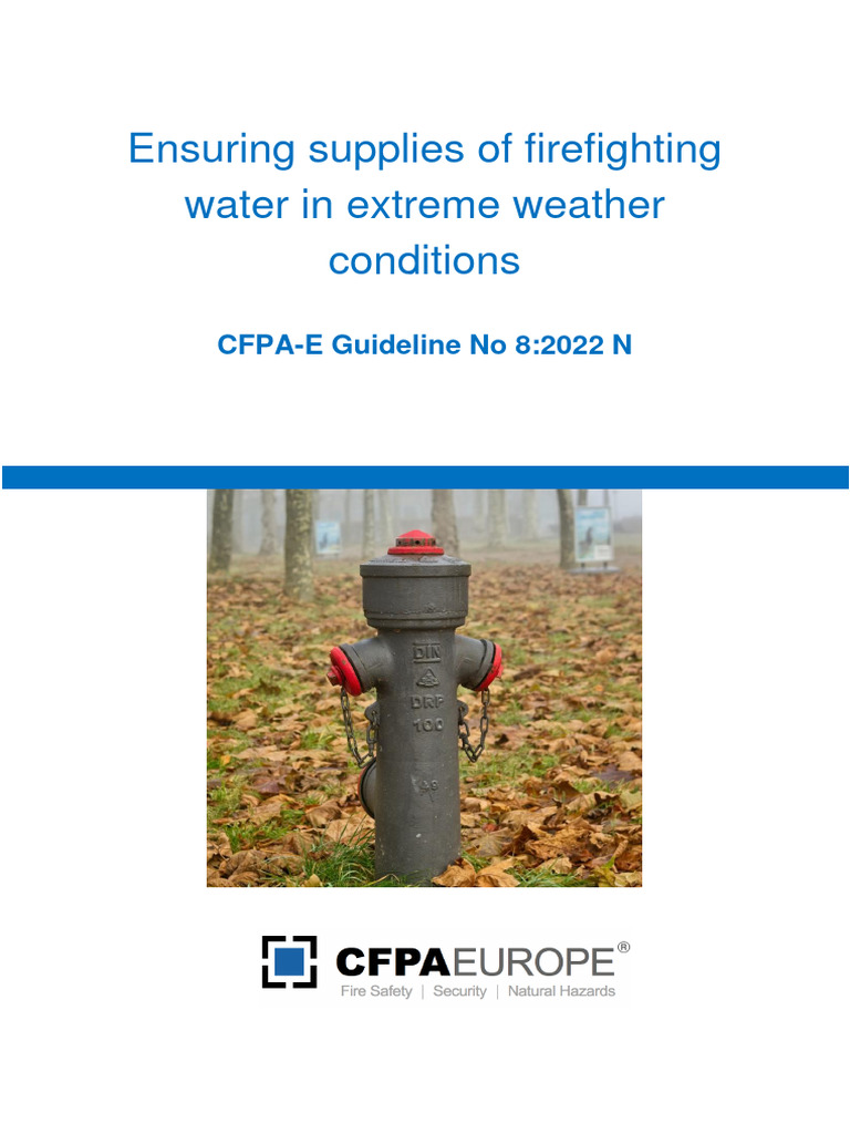 Firefighting Water Supply Guidelines | PDF