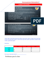 Cuadro de Decisiones para Sexto Grado de Primaria