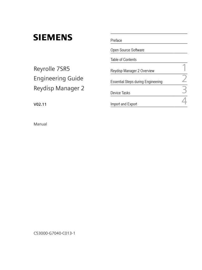 7SR5 Engineering Guide Version | PDF | Computer File | Open Source