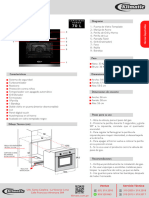 Horno Empotrable A Gas para Cocina Moderna Modelo Bonn Marca Klimatic