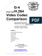 MPEG-4 AVC H.264 Video Codec Comparison