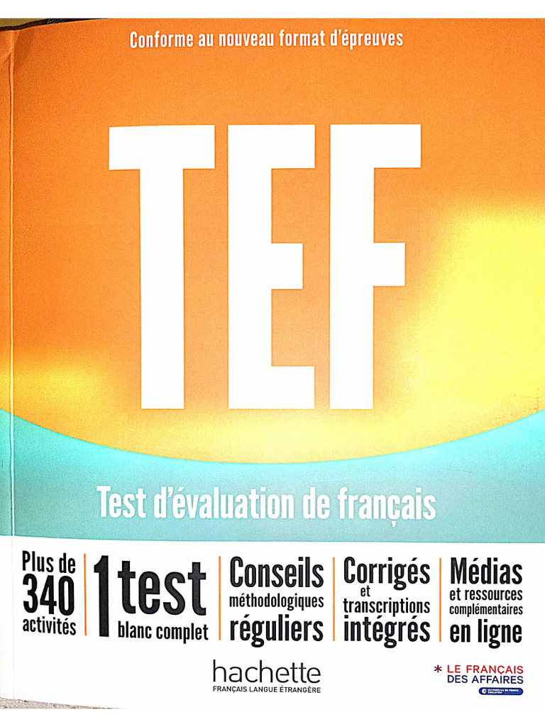 TEF - Hachette - New Format | PDF