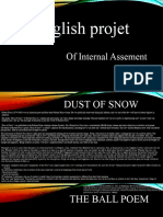 English Projet: of Internal Assement