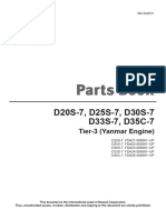 D20-25-30-33S D35C-7 Sb1261e01 Yanmar T3 Opc
