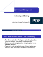 CENG 6101 - Lesson 3b - Estimating and Bidding