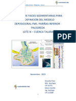 Estudio de Facies Sedimentarias para La Definición Del Modelo Deposicional Fms. Pariñas Inferior - Palegreda