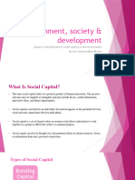 Lecture 1 On Society, Development and Environment