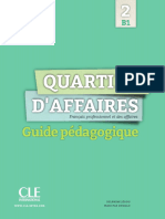 Quartier D Affaires B1 Guide Pedagogique