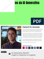 Fundamentos Da IA Generativa - Carlos Azevedo (Slide para PDF)