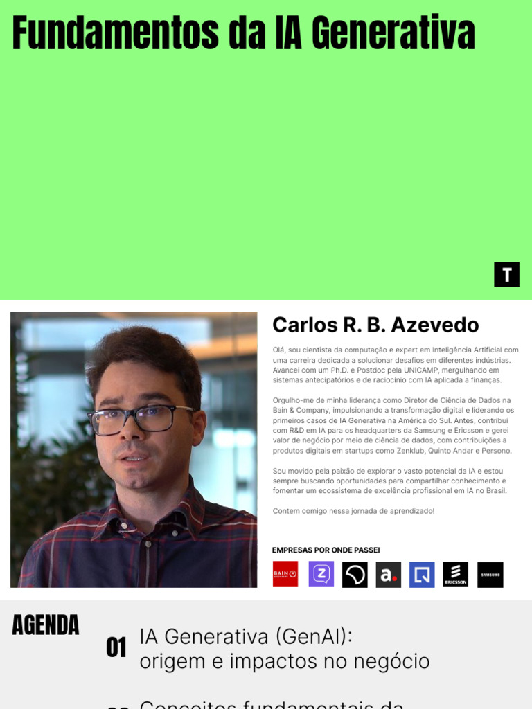 Fundamentos da IA Generativa | PDF | Inteligência artificial ...