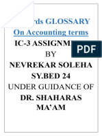Soleha Nevrekar IC-3 Glossary