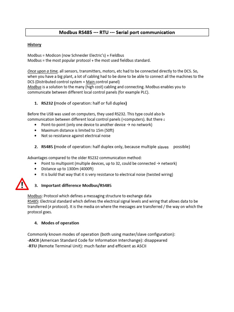 Mastering Modbus RS485 Communication | PDF | Programmable Logic ...