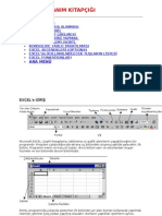 EXCEL'in TÜMÜ