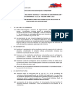 Bases Generales Del Concurso Regional de Argumentación y Debate en Convivencia Escolar