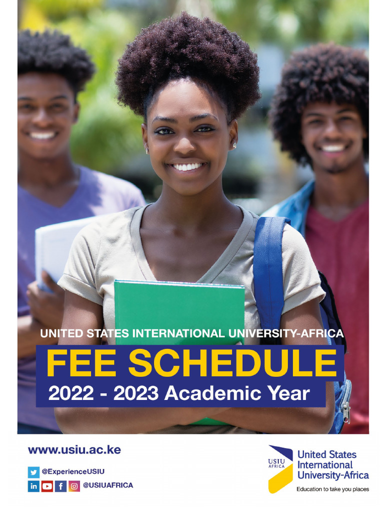 93f9821f Fee Schedule 2022 2023 | PDF