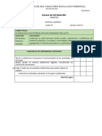 3°sec. - Escala de Estimación - Tics - I Bim.