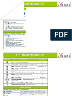 SAP Basic Navigation