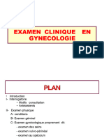 Examen Clinique - Gynecologie