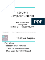 CSU540SP2009 21 TriangleMesh