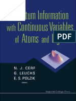 N. J. Cerf, G. Leuchs, E. S. Polzik - Quantum Information With Continuous Variables of Atoms and Light (2007)
