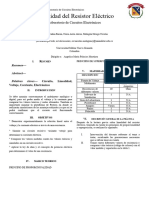 Linealidad Del Resistor Eléctrico