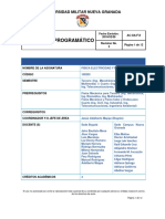 Programa de La Asignatura