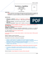 Formato CV