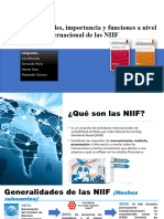 Aspectos Generales, Importancia y Funciones A Niel Internacional NIIF