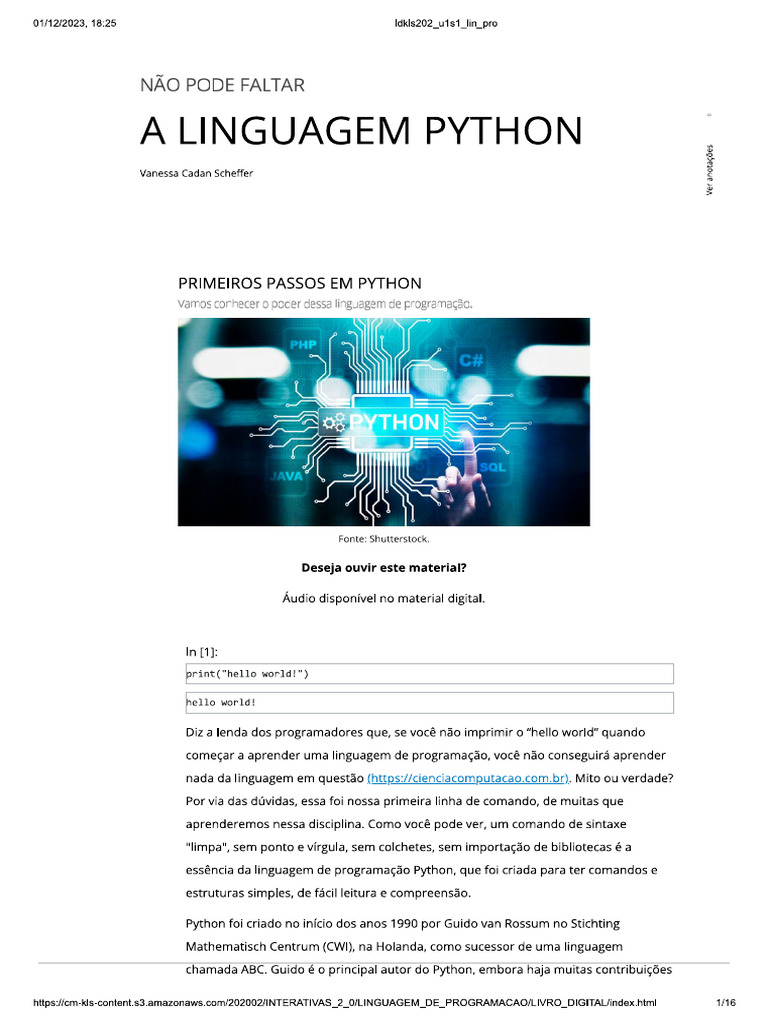 Livro Python | PDF