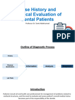 Case History and Physical Evaluation of Dental Patients New Final