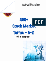 400+ Stock Market Terms