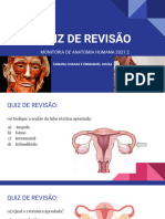 Quiz de Revisão Anatomia