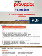 FUNÇÕES - Noções Básicas de Plano Cartesiano.