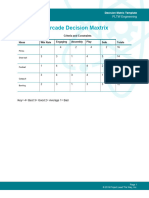 Engineering Decisionmatrix Template