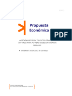 Cotización DBI (FO ENTL) PCF PERU 10Mbps SANTA ANITA 2024